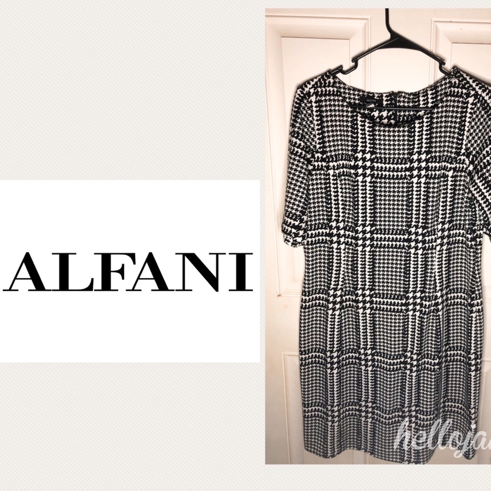 Alfani Women’s Plaid Sheath Dress